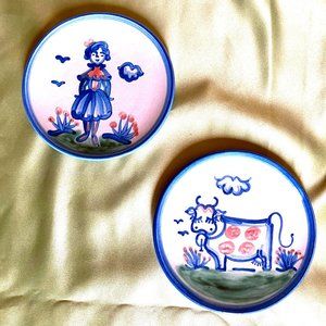 Vintage M.A. Hadley Plates 6"